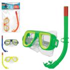 Kit de Mergulho Snorkel p/ Crianças Máscara de Alta Resistência - artsport