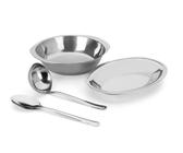 Kit De Mesa 4 Peças De Servir Travessa Arroz Bowl Feijão Pop