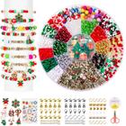 Kit de miçangas de Natal DreGlam Christmas Crafts Bracelets