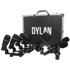 Kit De Microfones Dylan Bateria Para Palco Estúdio DD-7