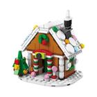 Kit de Mini Casas Kawaii Rena Inverno - 6 em 1 - Blocos de Construção DIY