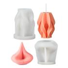 Kit De Moldes De Silicone Para Velas 3