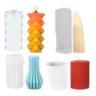 Kit De Moldes De Silicone Para Velas 5