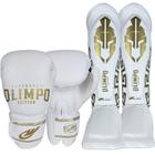 Kit De Muay Thai Luva + Caneleira Profissional Legendary - Olimpo Esportes