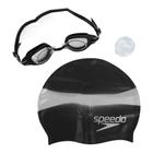 Kit de Natação Speedo Swim Preto - Unissex