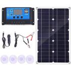 Kit de painel solar Wokex 100W 12V com carregador de bateria e controle