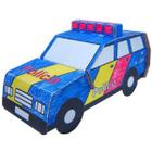 Kit De Papelão Carro De Polícia - Kits For Kids