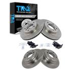 Kit de pastilhas de freio e rotor TRQ Ceramic para BMW 323i 328i 1998-1999