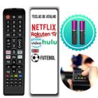 Kit de Pilhas + Controle Remoto Universal para TV Smart 4K Inclui Pilhas AAA