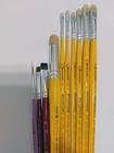 Kit de Pincéis CONDOR Para Pintura em Tecido Completo Cortados e Lixados (10 Pincéis)