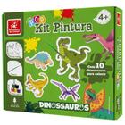 Kit De Pintura Dinossauros - Brincadeira De Criança - Brincadeira De Crianca