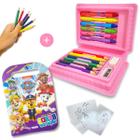 Kit de Pintura Infantil Patrulha Canina c/ Maleta 18 Peças