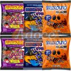 Kit de pirulitos temáticos de halloween c/6 pacotes
