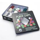 Kit De Poker Profissional 100 Fichas E 104 Cartas - Gici Sports