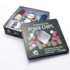 Kit De Poker Profissional 100 Fichas E 104 Cartas