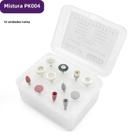 Kit de Polimento Dental com Borracha, Escova e Disco de Diamante