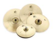 Kit de Pratos BFC Brazilian Finest Cymbals KIT7 Versaliko Hihat 15, Crashes 18 e 20, Ride 22