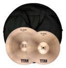 Kit De Pratos Titan Tremor Em Liga B-8 Acabamento Moderno