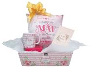 Kit De Presente para mãe Dia Das Mães Almofada Caneca Cartão