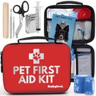 Kit de primeiros socorros para animais de estimação Rubyloo Vet aprovado para cães e gatos