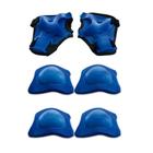 Kit de protecao azul chamas c/cap