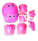 Kit de proteção infantil capacete cotoveleira joelheira bw106