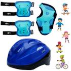 Kit De Proteção Infantil Menina E Menino Bike Skate Patins