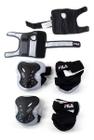 Kit de Proteção Infantil Preto ou Rosa Patins Skate Patinete - Go Roller