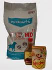 Kit de Ração Premiatta Cães Filhotes Molho Especial Ração e Sachê de Frango com Cenoura e Ervilha - Premiatta Kelgog e Brincalhão