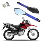 Kit de Retrovisor Stallion Esportivo Pentagonal R09 para Moto Honda NXR 150 BROS ESD 2000 - 2017 2018 2019 2020 2021