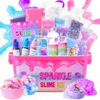 Kit de Slime Inksbui - Confetti, Glitter, Crunchy, Espuma e Gelatina