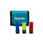 Kit de Soquetes de Impacto de 17 a 21mm Encaixe 1/2" - E-12354 - MAKITA