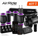 Kit de suspensão a Ar Castor air ride black ( Gol G1 ao G4 Sem Telescopios)