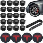 Kit de Tampas de Cubo Central Qixiang CB para Tesla Model Y/3
