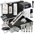 Kit De Tatuagem Pen Completo Fusion X + Maleta Em Alumínio