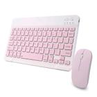 Kit de Teclado e Mouse Sem Fio Bluetooth com Design Moderno Destinado a PC, Tablet e Notebook