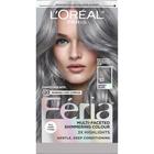 Kit de tintura de cabelo L'Oreal Paris Feria Smokey Silver Permanent - LOréal Paris