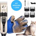 Kit de Tosa Pet com Alicate e Luvas, ideal para cães de médio e grande porte.