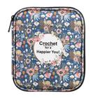 Kit De Tricô Floral Com Gancho De Crochê, Bolsa De Armazenamento Com Zíper, Faça Você Mesmo, - other