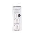 Kit de Unhas Impress 'Frosting' Branco - Aplicação sem Cola