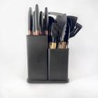 Kit De Utensílios 19 Peças Com Tábua De Corte - Preto - Kitchenware Set