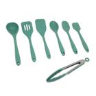 Kit De Utensílios De Silicone Com 7 Peças Verde Escuro Oikos