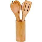 Kit De Utensílios Ecokitchen Bambu 5 Peças - Mimo Style