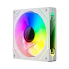 Kit de Ventiladores ARGB TEUCER Prism4 Pro 12cm - 4/3 Pinos PWM e 5V RGB