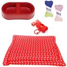 Kit De Verão Para Cachorros - Vermelho