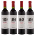 Kit de Vinhos Tintos Argentinos Norton 1895 Malbec c/ 4 garrafas 750ml - Bodega Norton