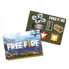 Kit Decorativo Cartonado Free Fire 02 unidades - Fantasias Carol FC