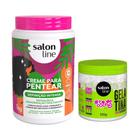 Kit Definição Gelatina todecacho 550g + Creme para Pentear 1 kg - Salon Line