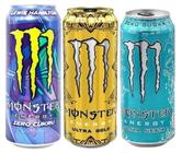 Kit Degustação 3 Latas Energético Monster Importado 500Ml