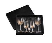 Kit Degustação Completo 4 Taças Cristal Vinho Elegante Luxo